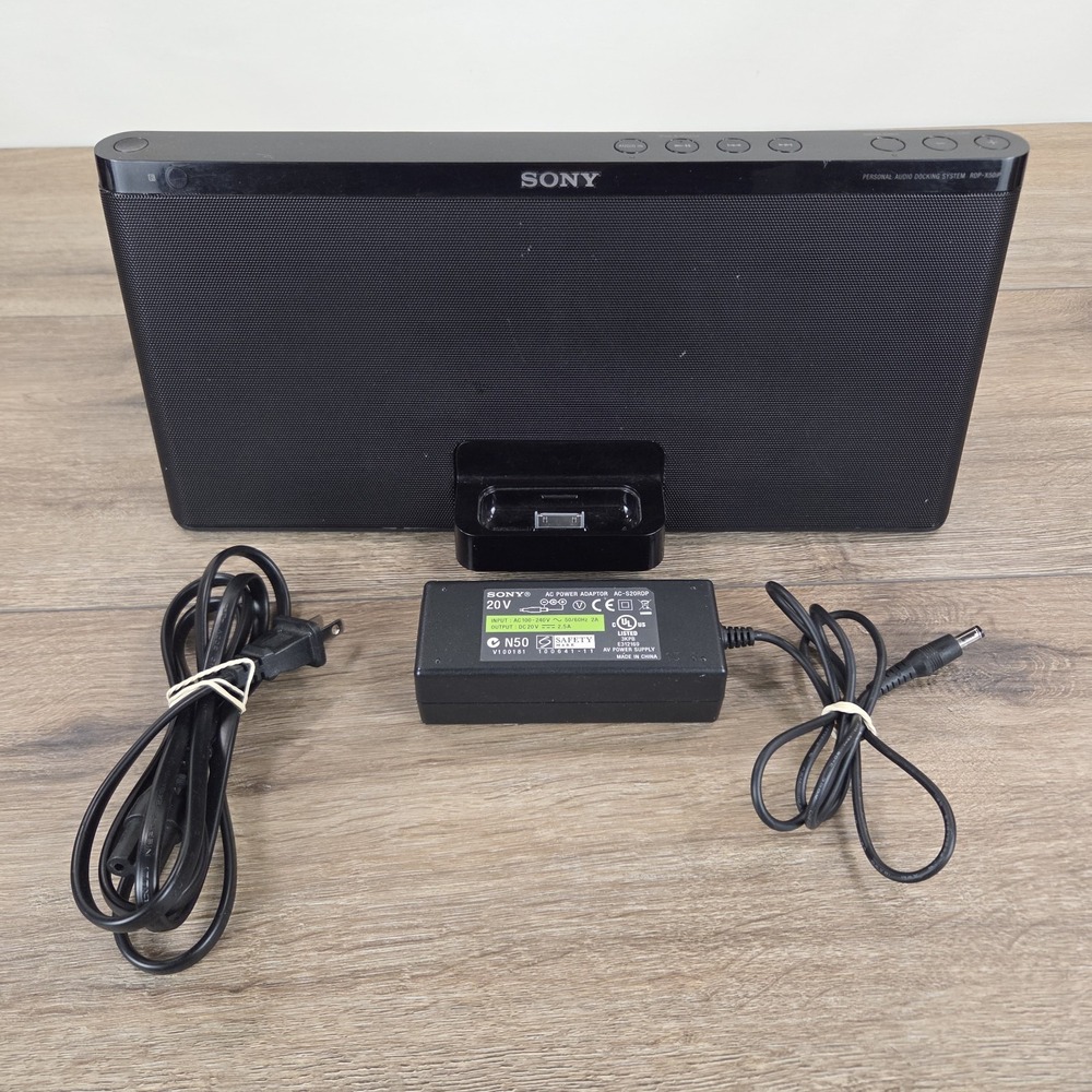 Sony RDP-X50iP Audio Docking System For IPhone/Ipod No Remote Tested Working